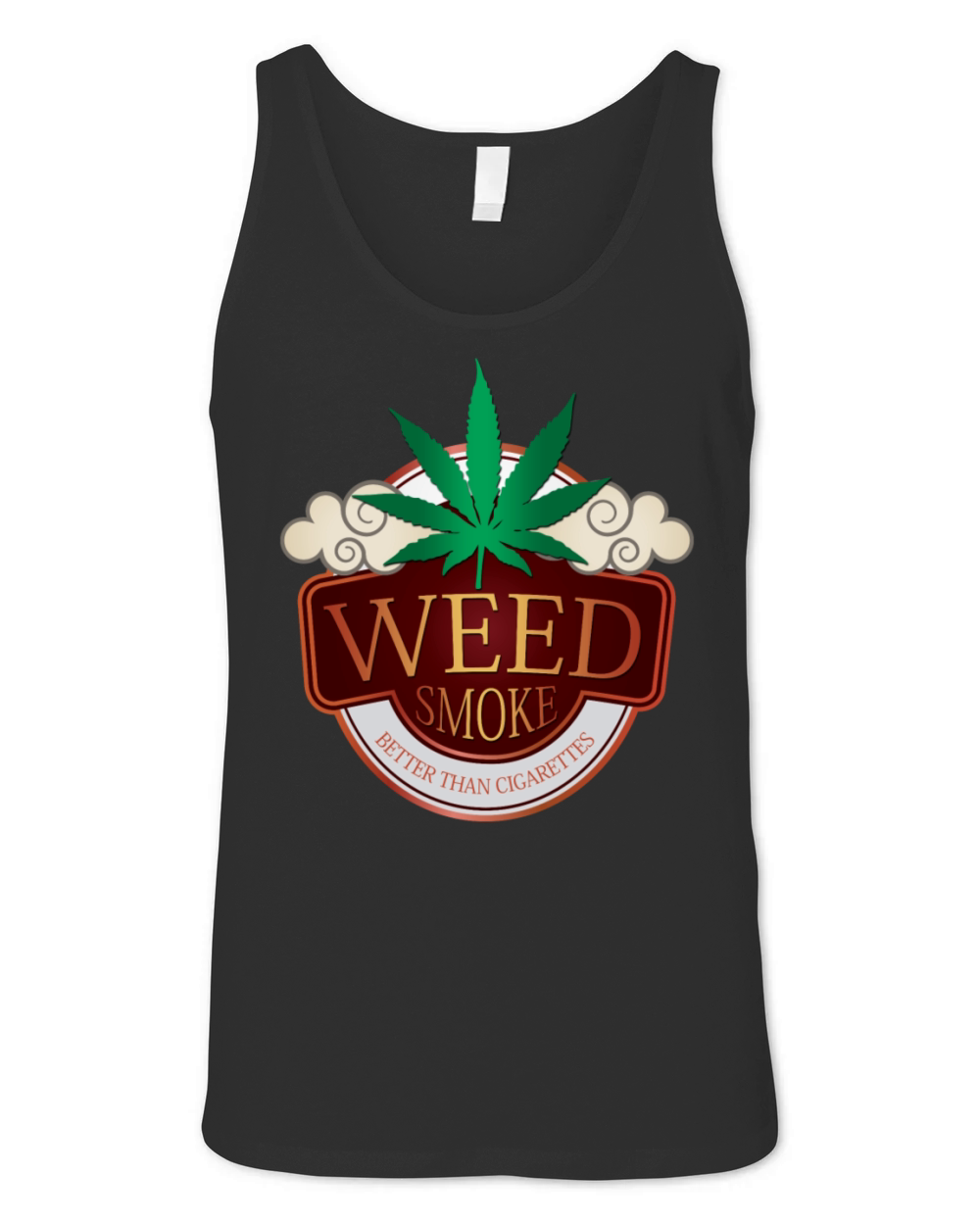 Weed Smoke Unisex Jersey Tank