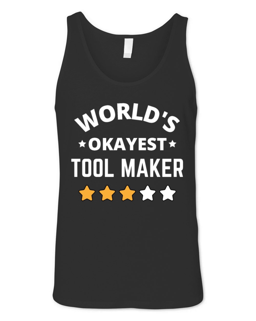 Worlds Okayest Tool Maker Gift Unisex Jersey Tank
