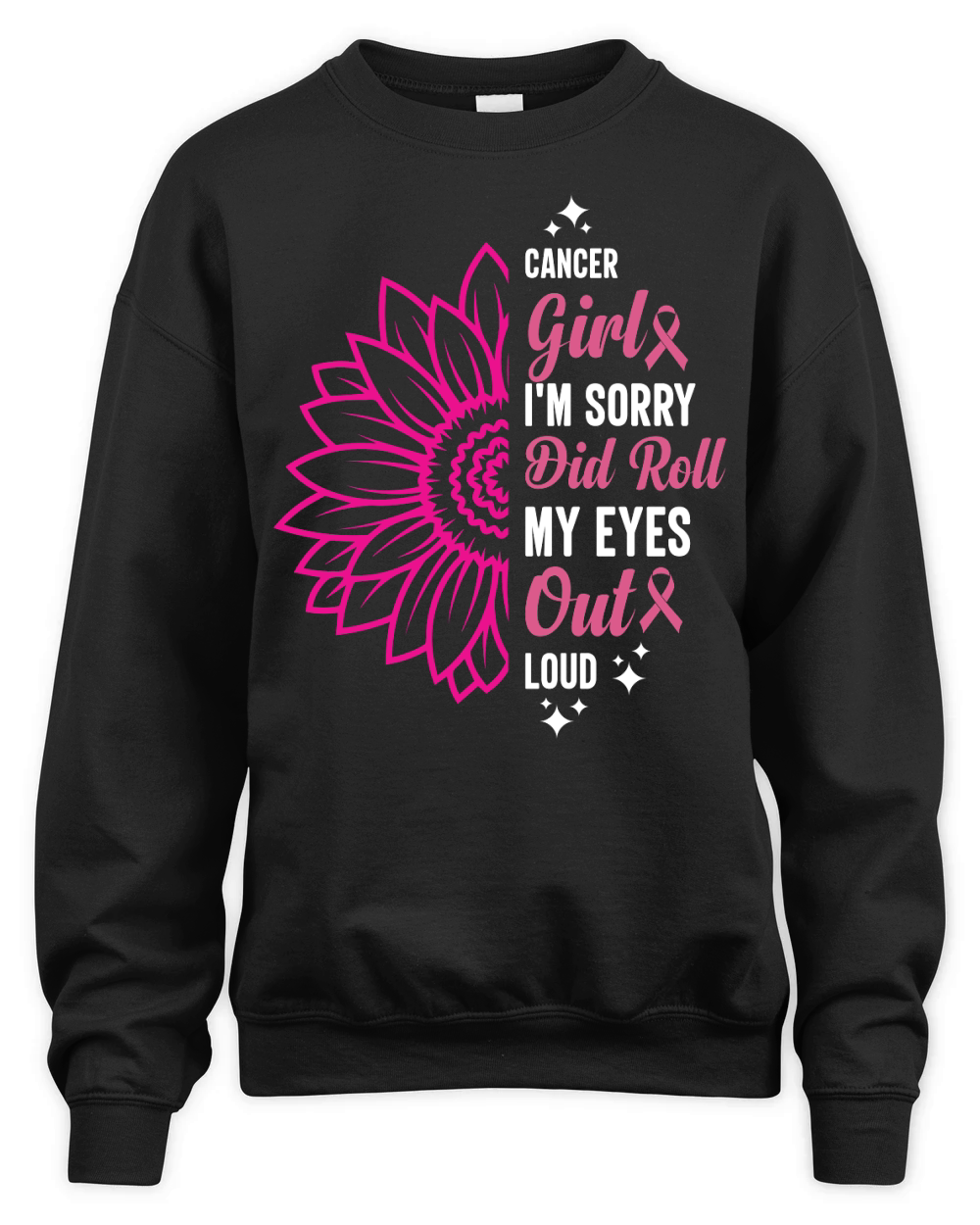Cancer girl Im sorry did roll my eyes out loud Unisex Premium Crewneck Sweatshirt