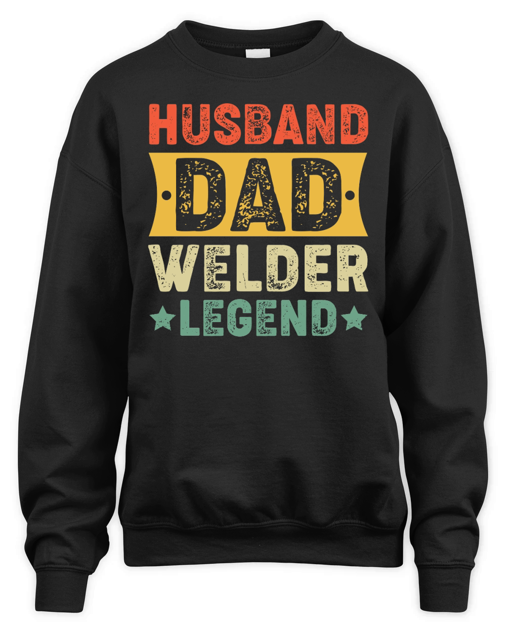 father day   Husband Dad Welder Legend Unisex Premium Crewneck Sweatshirt