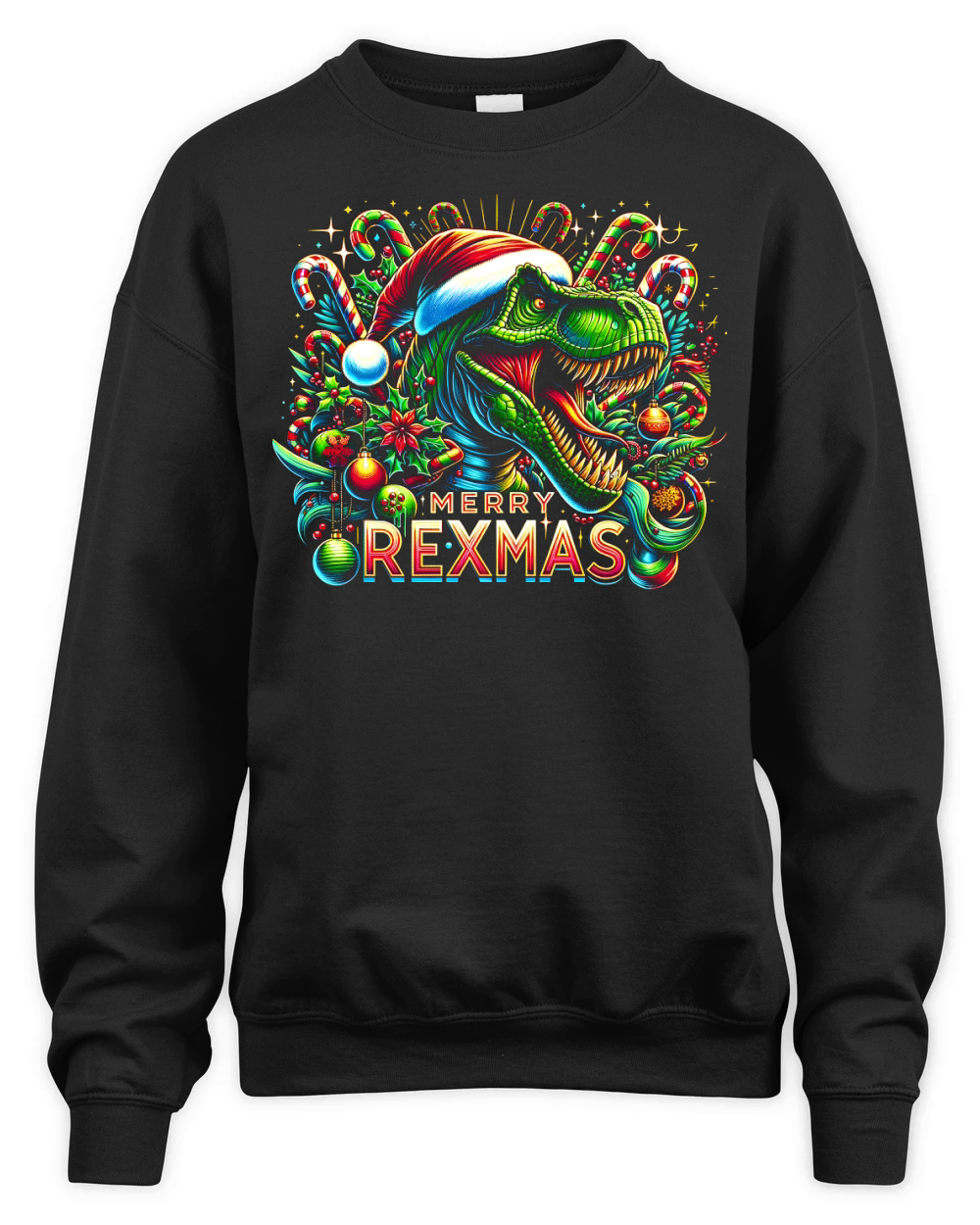 Merry  Rexmas Unisex Premium Crewneck Sweatshirt