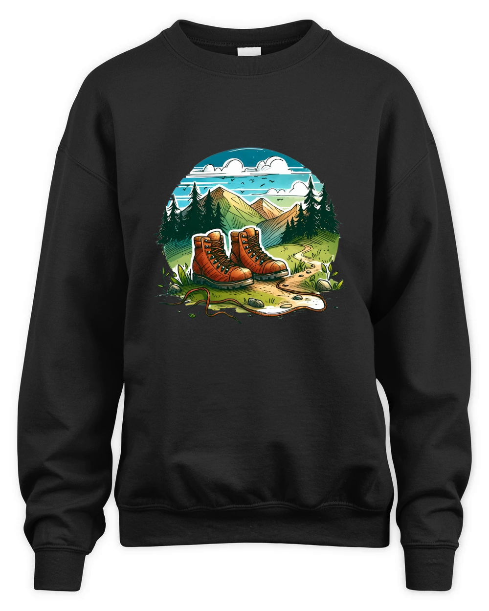 Natures Spirit camping Unisex Premium Crewneck Sweatshirt