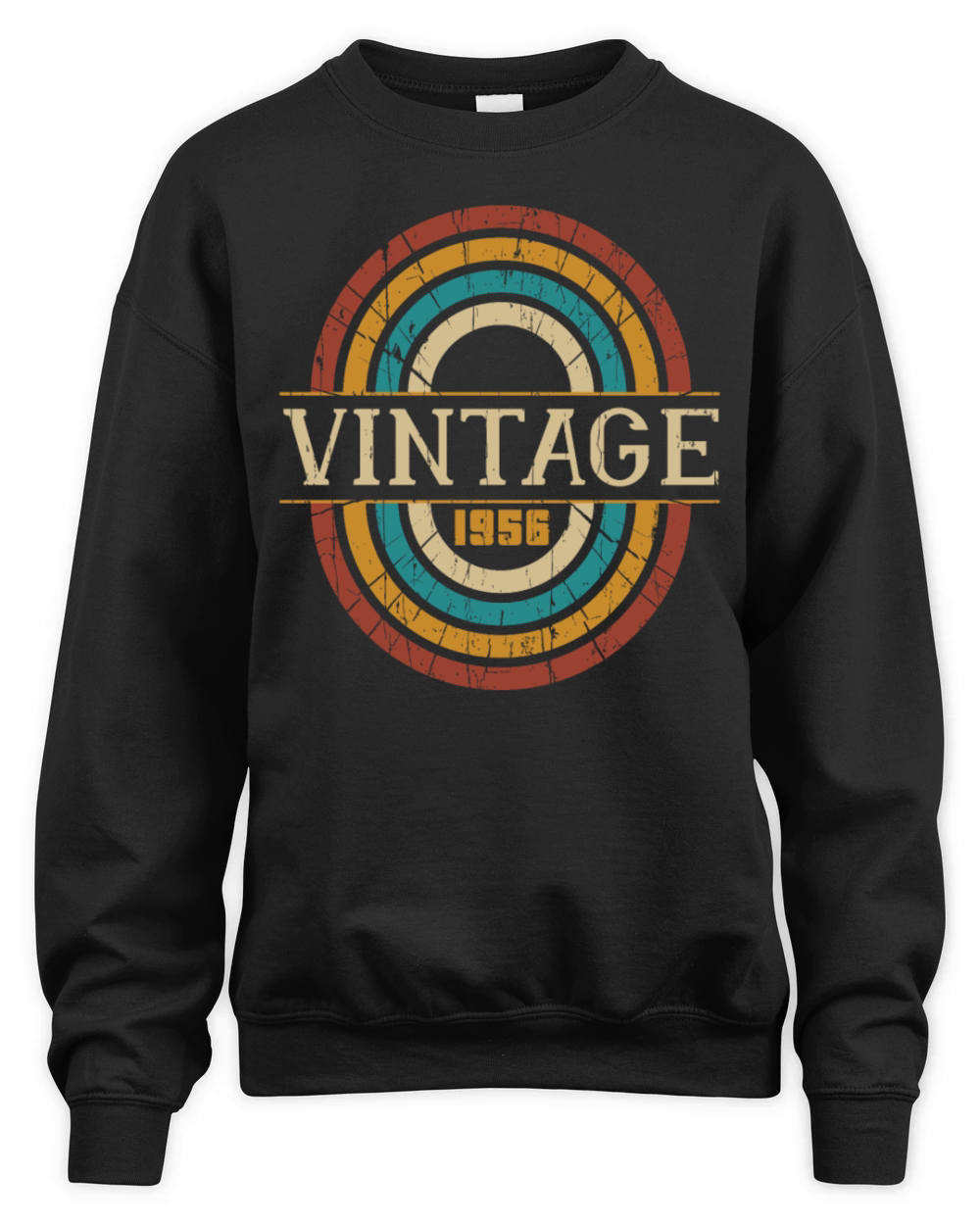 Old Retro Vintage Made 1956 Parts Birth Born Unisex Premium Crewneck Sweatshirt