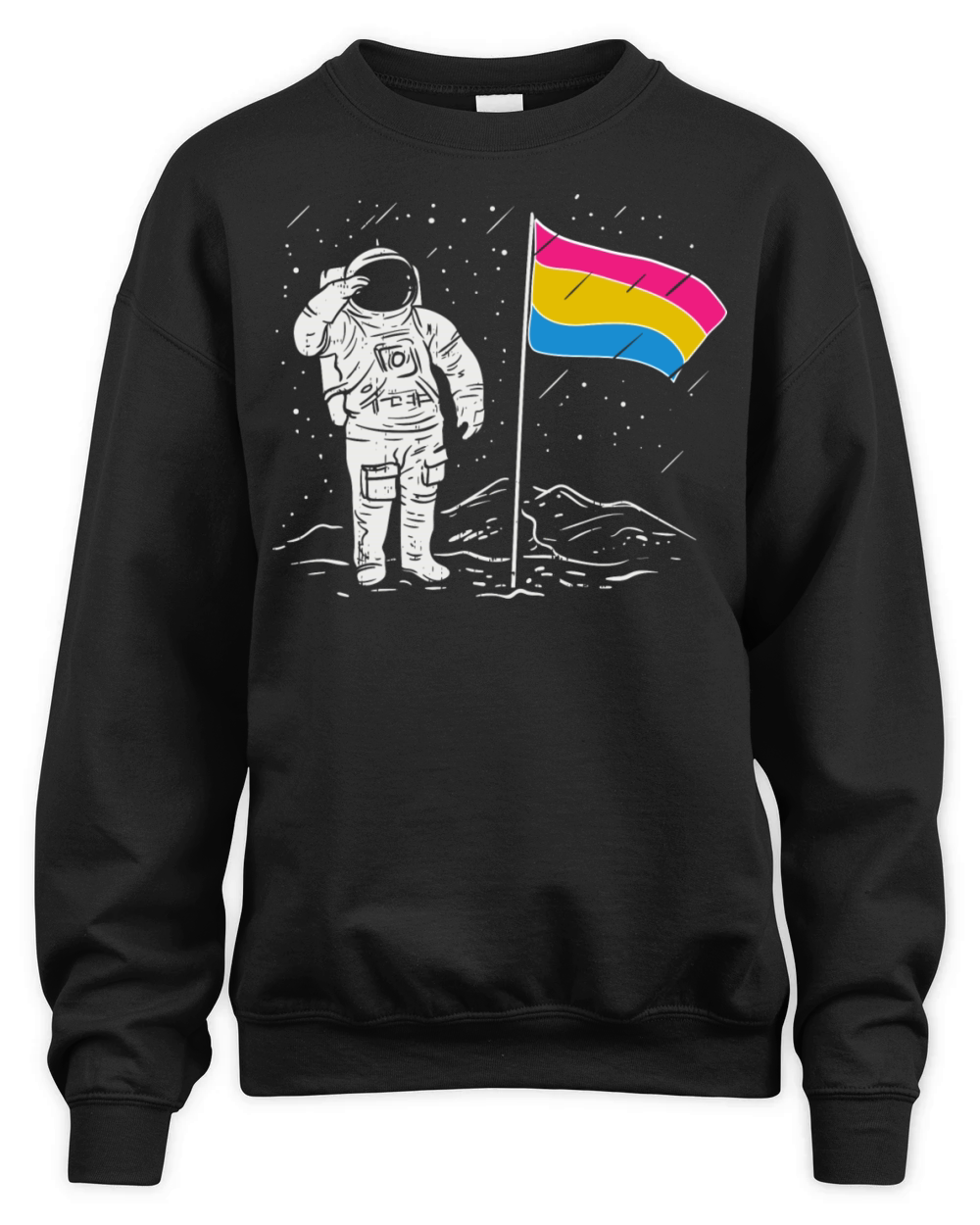 Pansexual Pride Funny Design Colors Of PANSEXUAL Unisex Premium Crewneck Sweatshirt