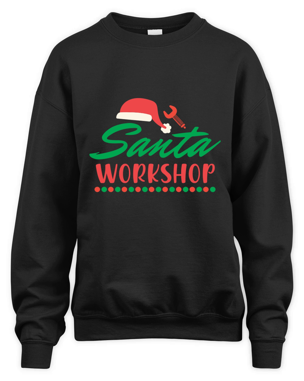 santa s workshop Unisex Premium Crewneck Sweatshirt