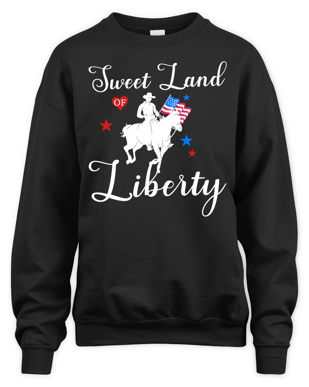 Sweet Land Of Liberty Unisex Premium Crewneck Sweatshirt