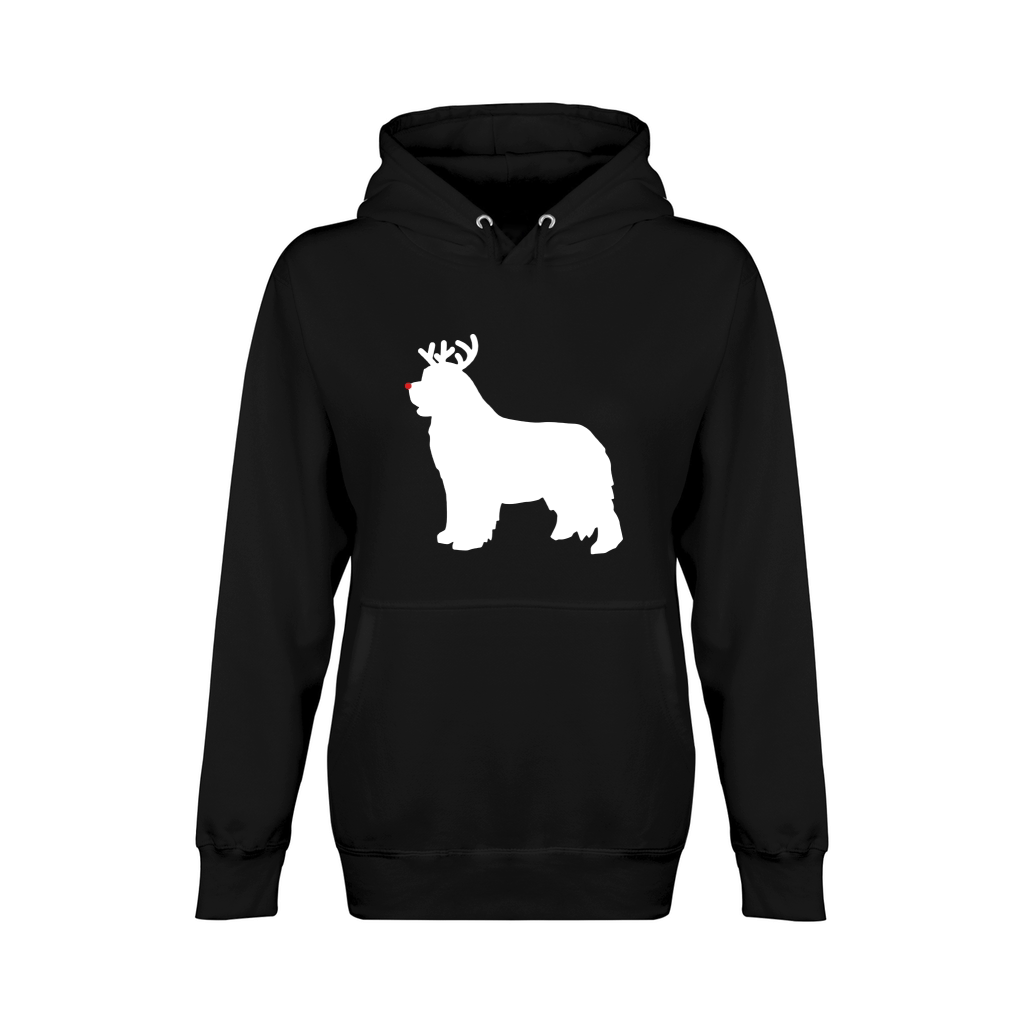 Beautiful Newfoundland Reindeer Christmas Dog sweater Unisex Premium Pullover Hoodie