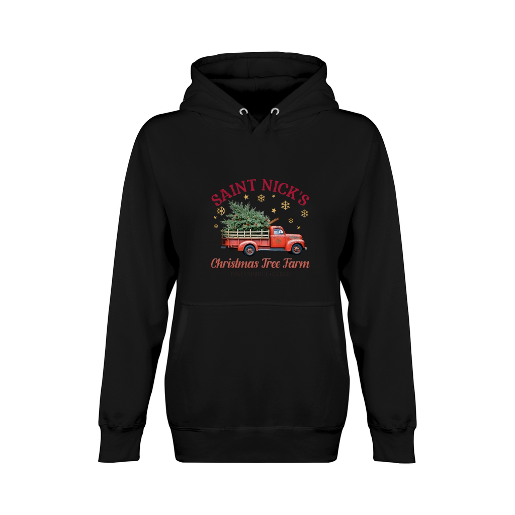 Saint nicks christmas tree farm 1 Unisex Premium Pullover Hoodie