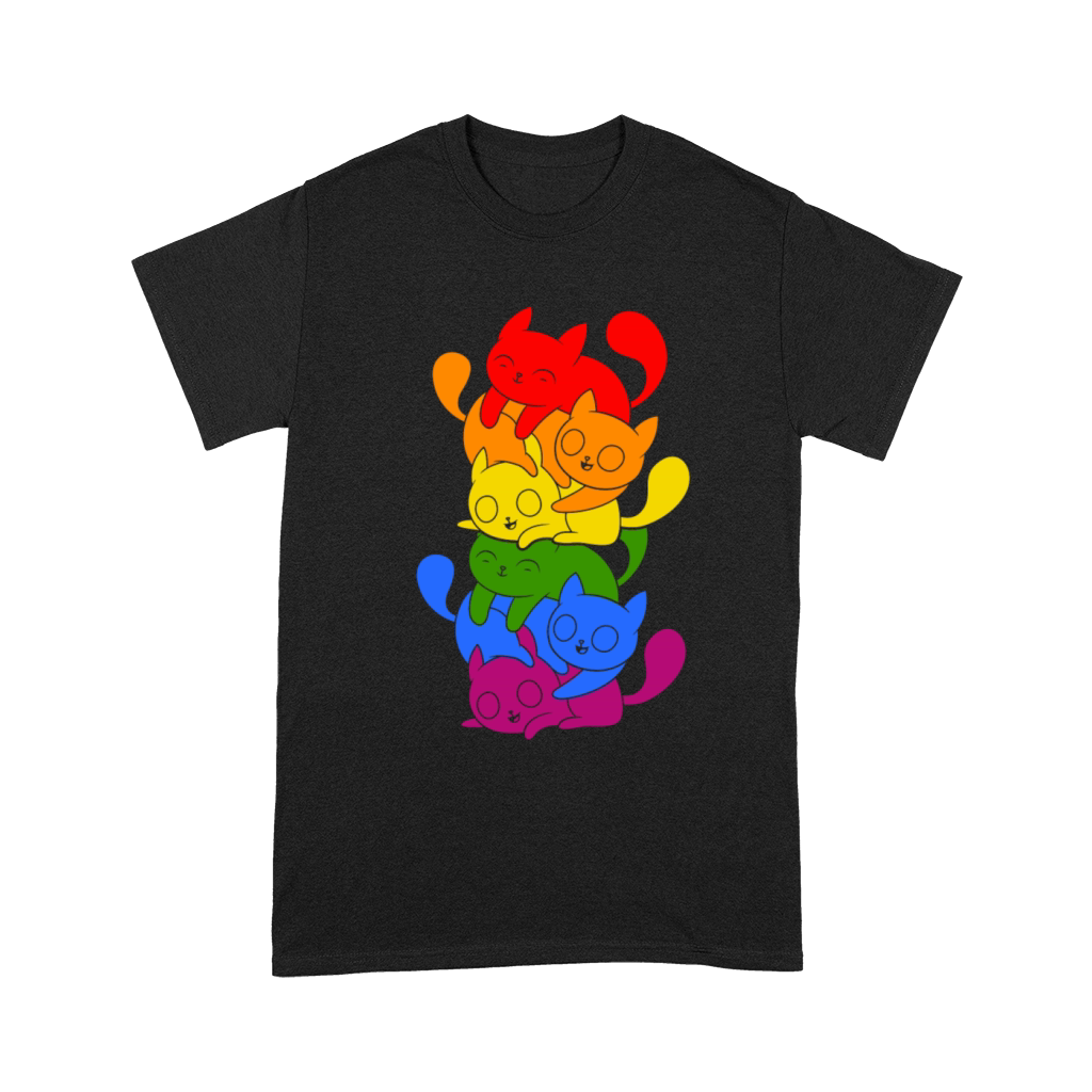 LGBT Color Cat Lesbian Gay LGBTQ Pride Transgender Unisex T-Shirt