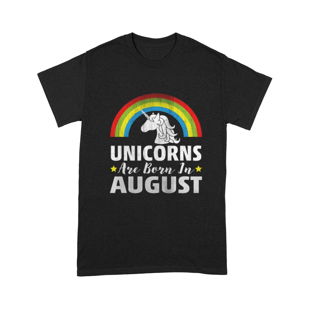 Unicorns Are Born In August Unisex T-Shirt