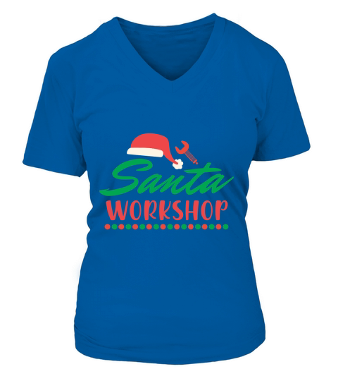 santa s workshop V-neck T-Shirt Woman