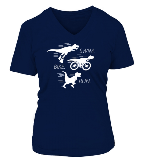 Triathlon Trex V-neck T-Shirt Woman