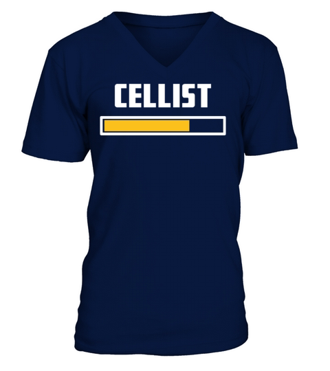 Cellist Installing Tshirt V-Neck T-shirt