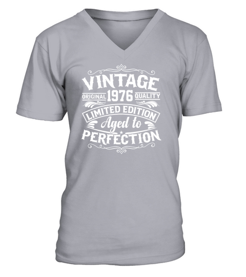 Vintage original 1976 quality limited edition aged to perfection V-Neck T-shirt