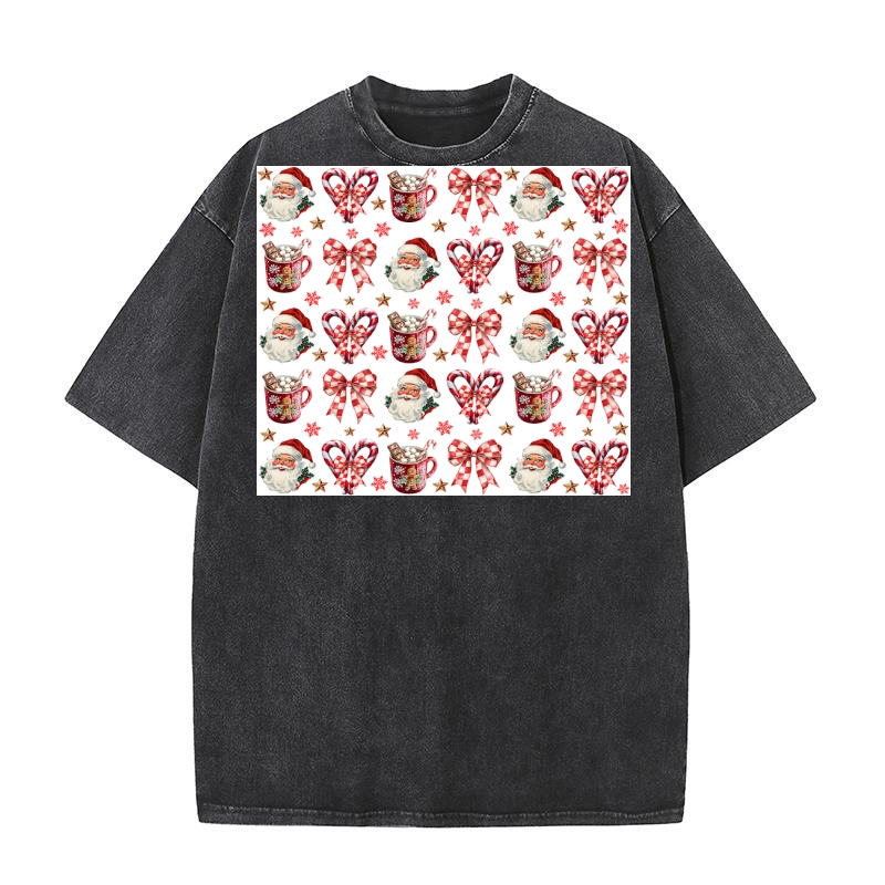 20oz Christmas001 Straight Washed T-Shirt