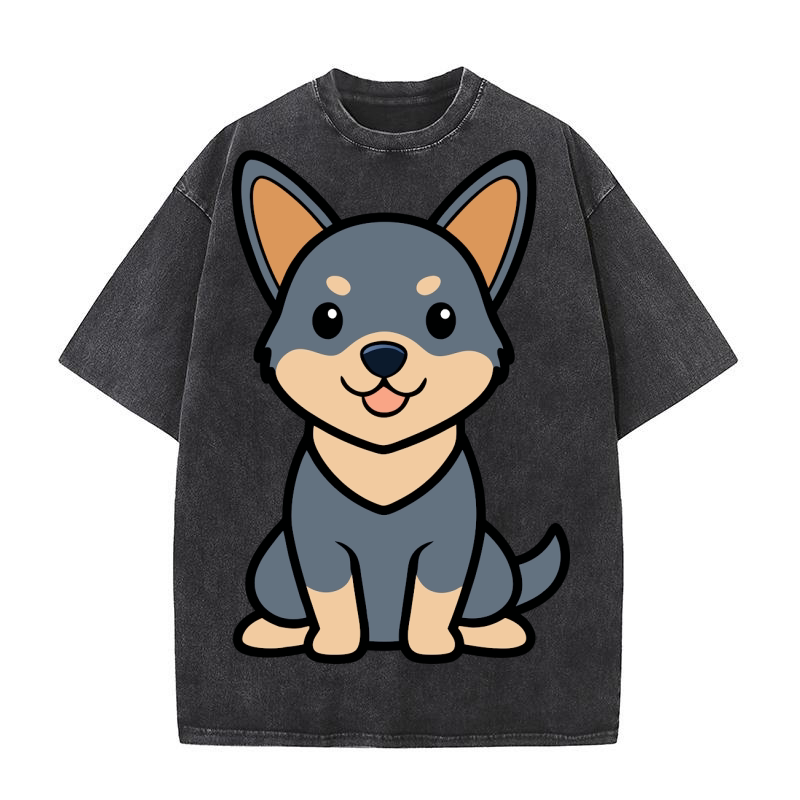 Australian Kelpie 04 Washed T-Shirt
