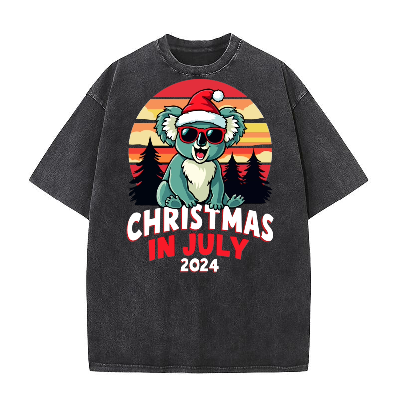 Christmas In July 2024 3 05 Washed T-Shirt