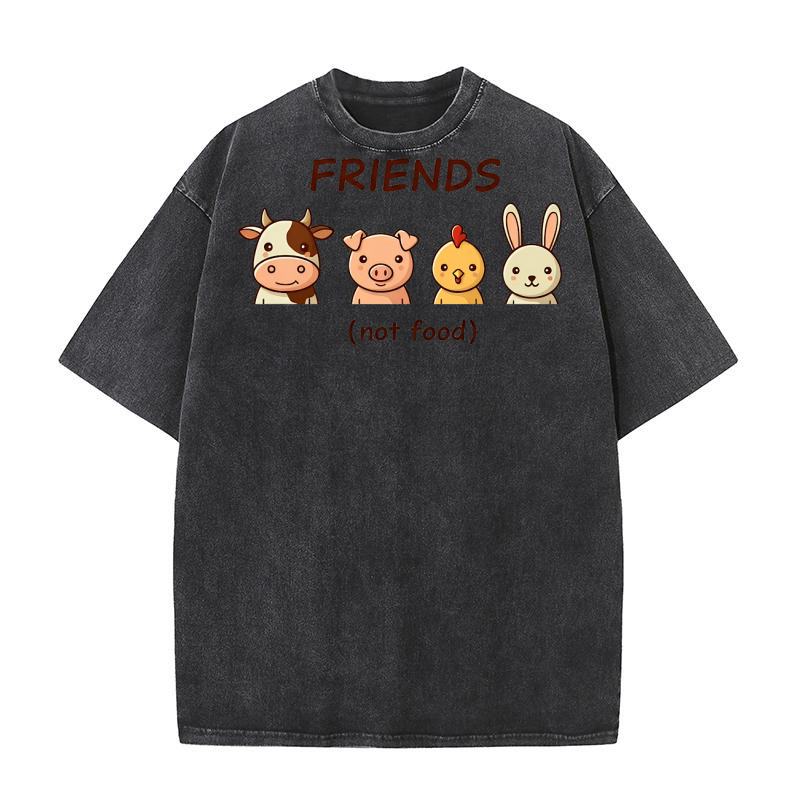 Friends Not Foot 03 Washed T-Shirt