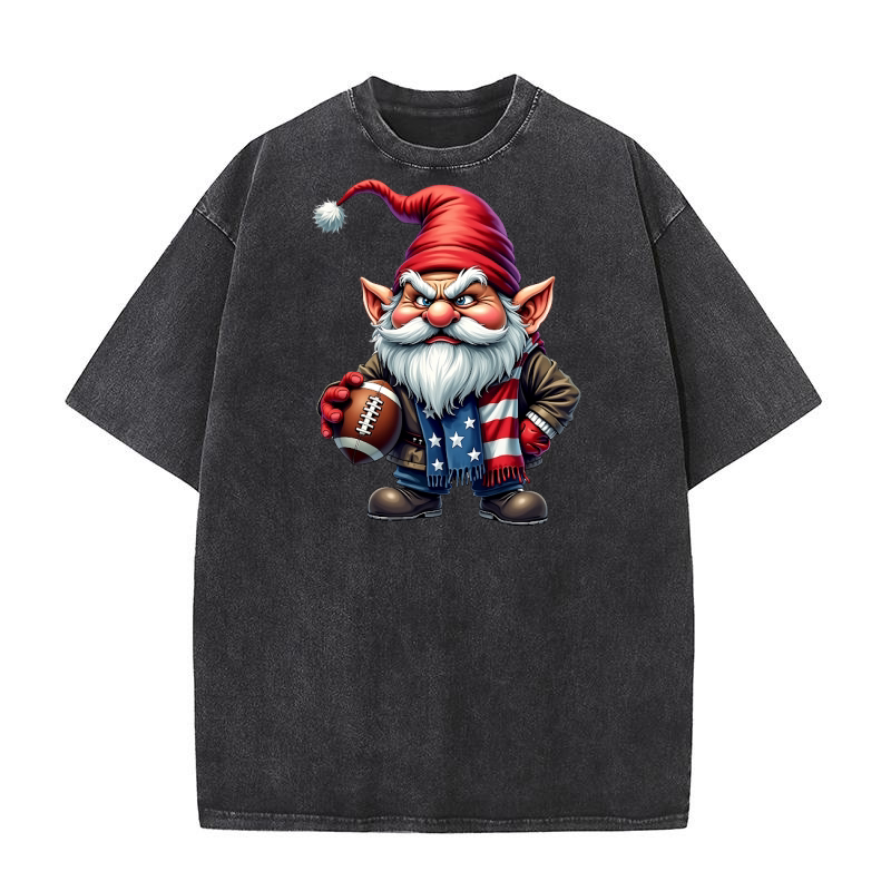 Gnome Sublimation Clipart 10 37 Washed T-Shirt