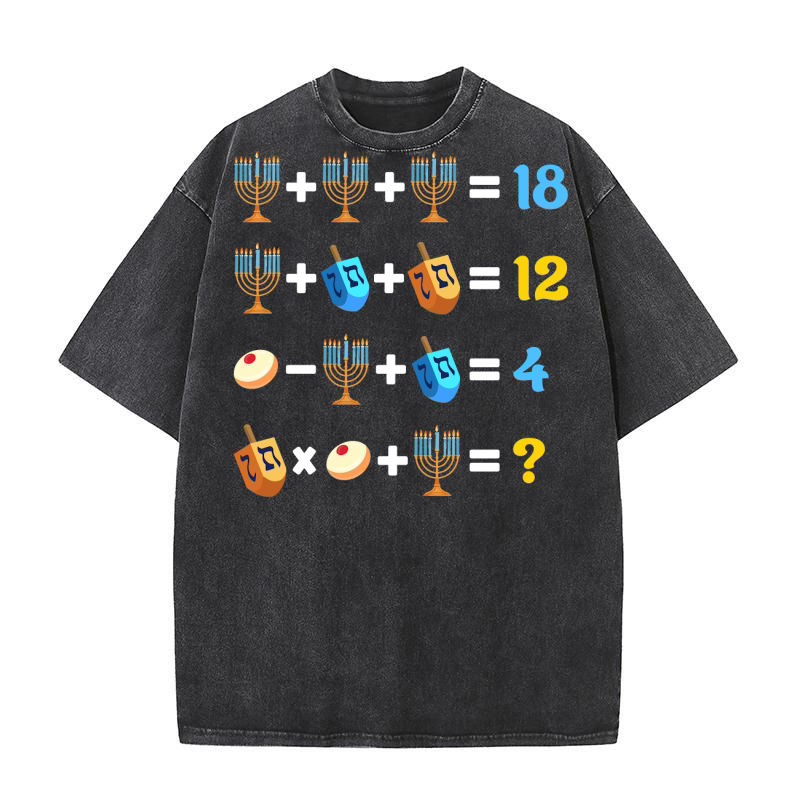 Hanukkah 1.02 Washed T-Shirt