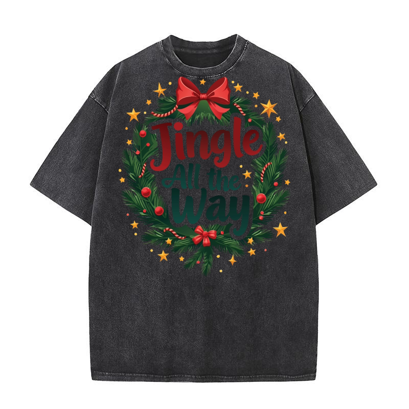 Jingle All The Way Washed T-Shirt