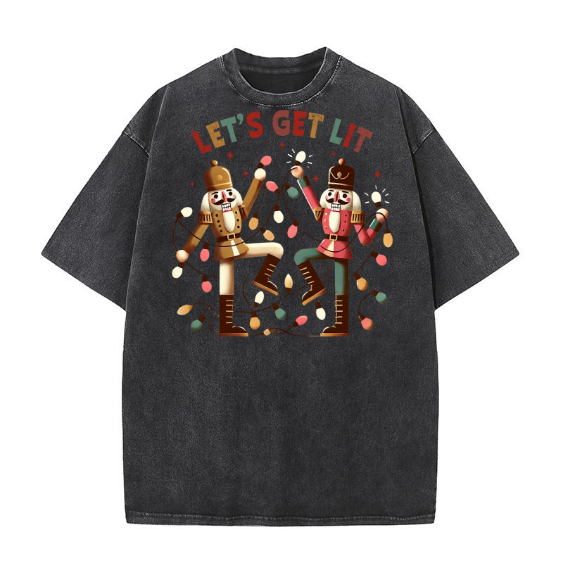 Lets Get Lit Washed T-Shirt