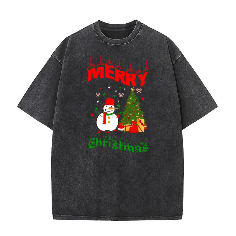Merry Christmas 7 Washed T-Shirt