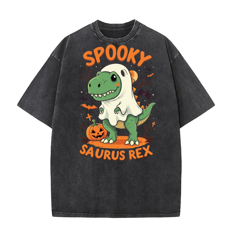 Spooky saurus rex Washed T-Shirt