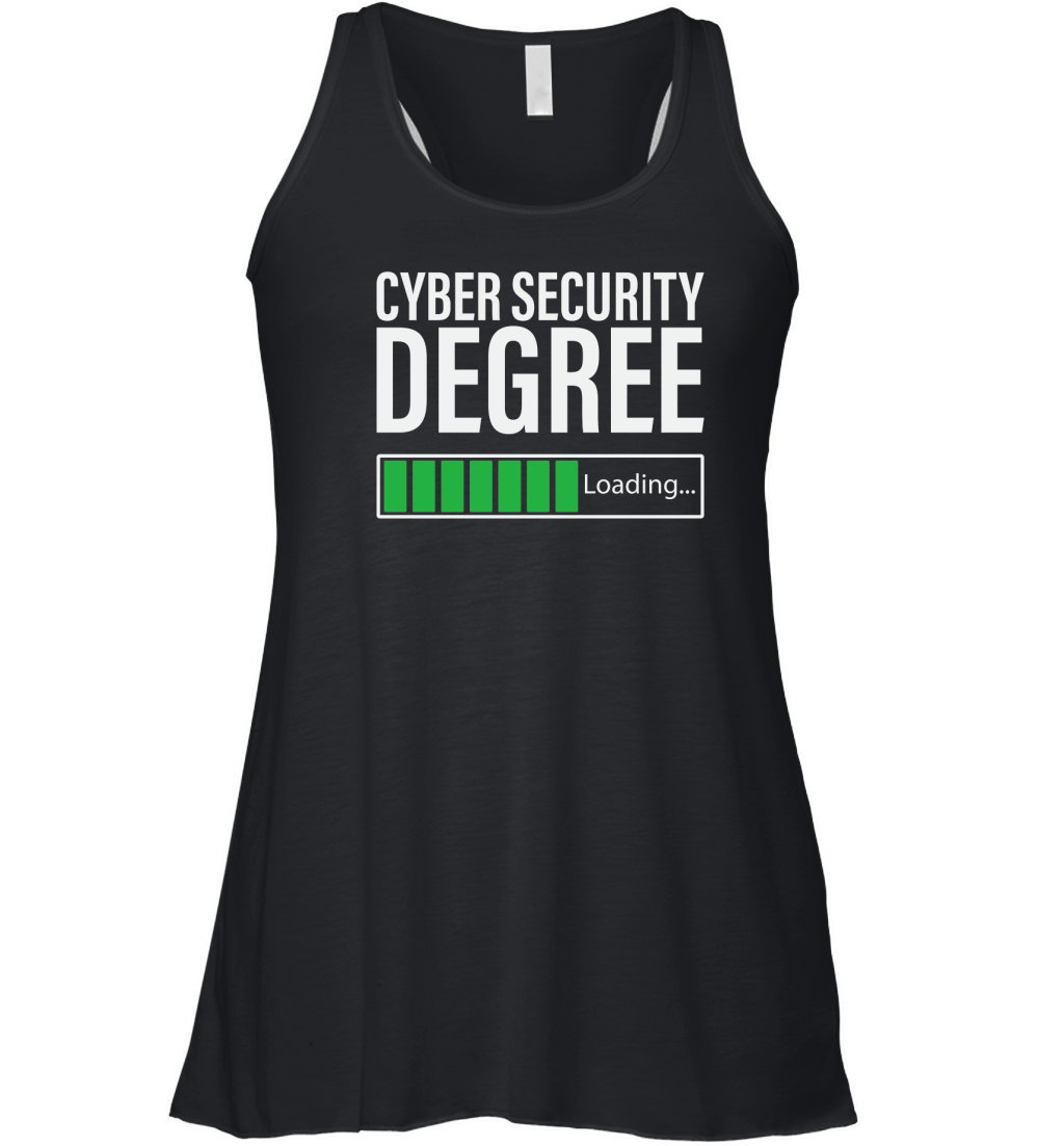 Cyber security degree loading Women's Flowy Tank Top