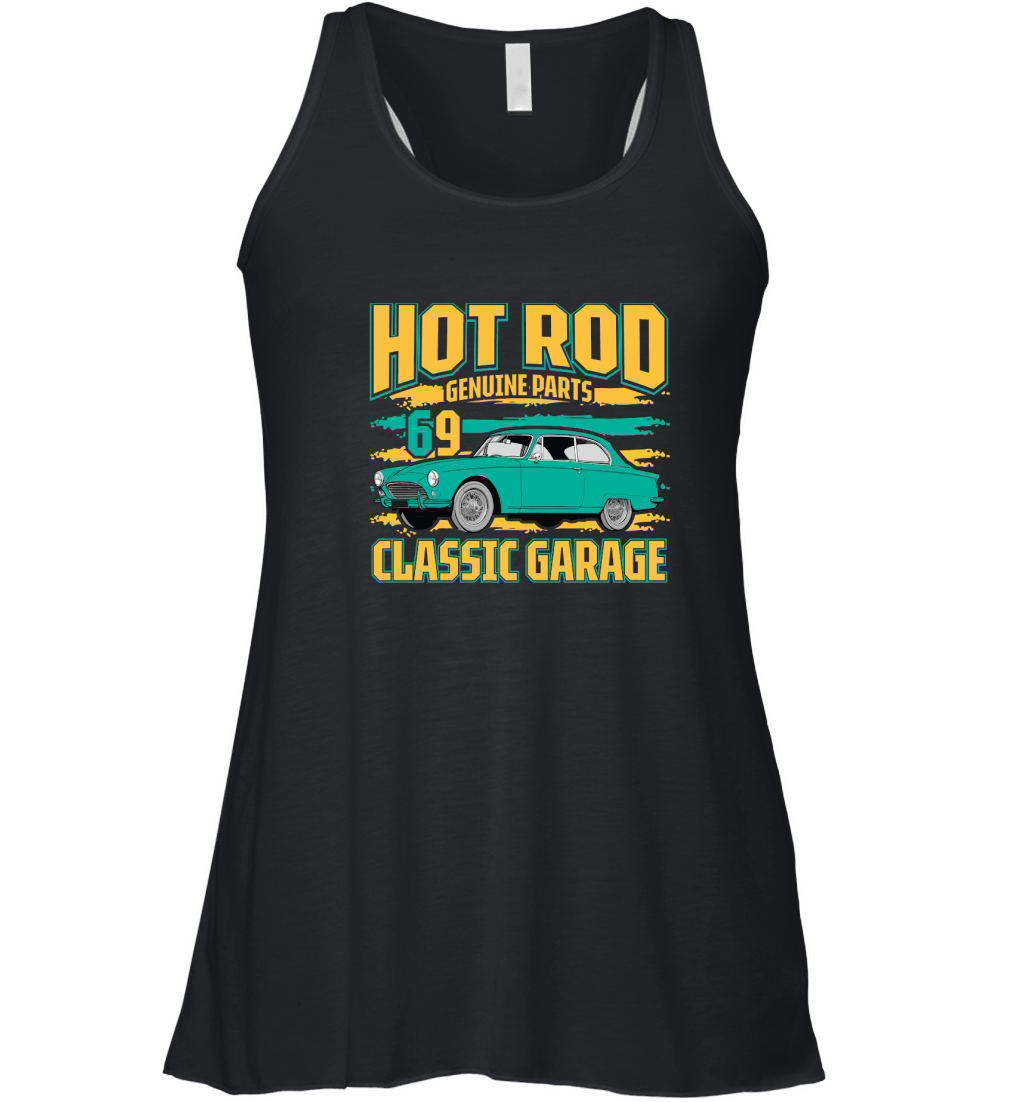 Hot Rod Genuine Parts 69 classic garage Vintage Car Women's Flowy Tank Top