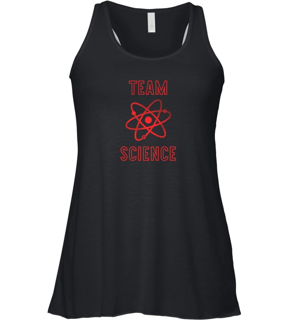 TEAM SCIENCE with atom neutron student Women's Flowy Tank Top
