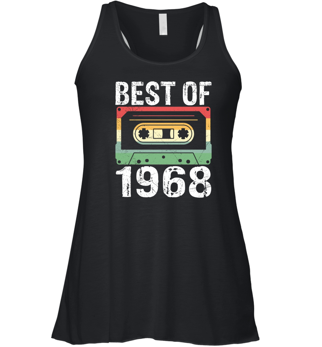 Vintage Best of 1968 Birthday Women's Flowy Tank Top