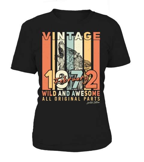 February 1972 Vintage Original Women's T-Shirt
