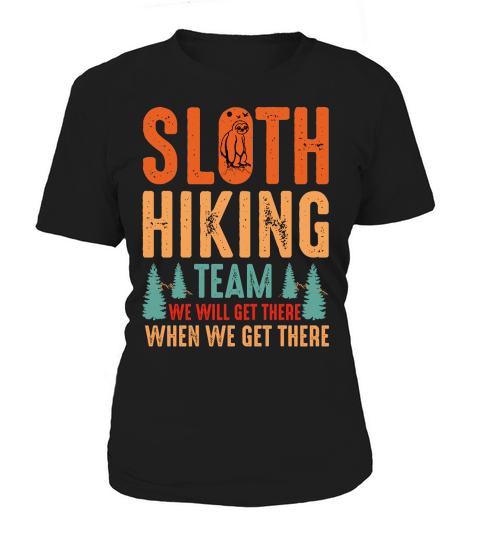 Sloth Hiking Team T Shirt Design (1) Women's T-Shirt