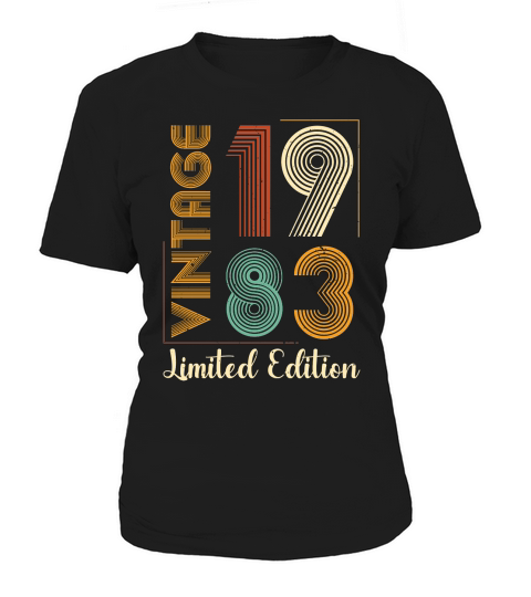 Vintage 1983 Limited Edition Birthday T Shirt Design (1) Women's T-Shirt