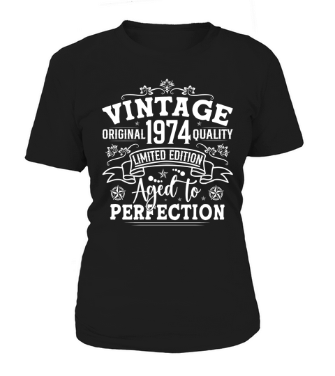 Vintage Birthday TShirt Design Bundle 1974 Women's T-Shirt