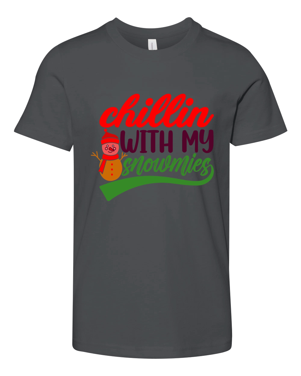 Chillin With My Snowmies Youth Unisex Jersey Tee