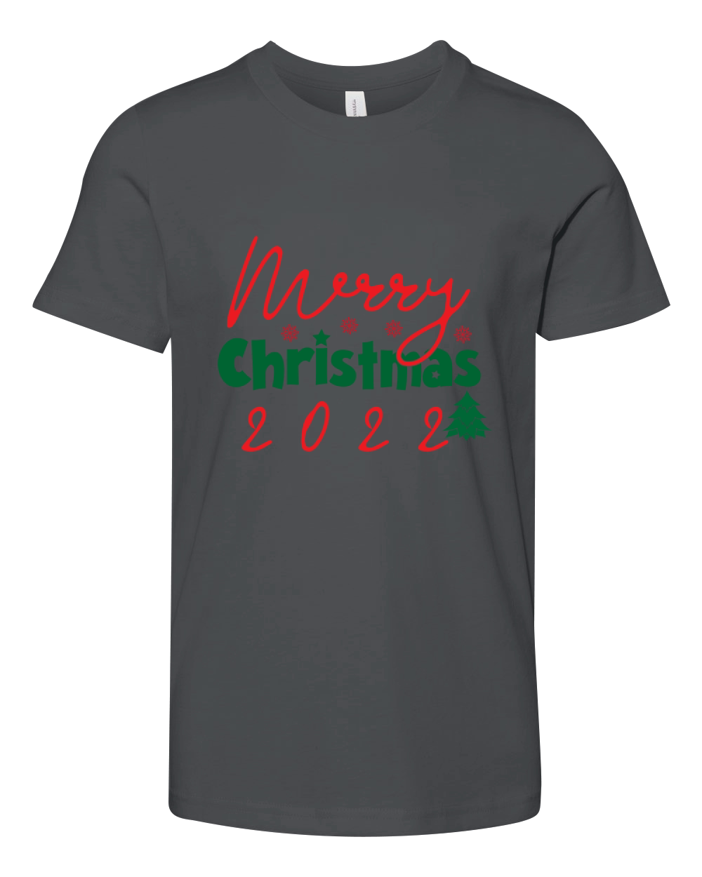 Merry Christmas 2022 Christmas Shirt Youth Unisex Jersey Tee