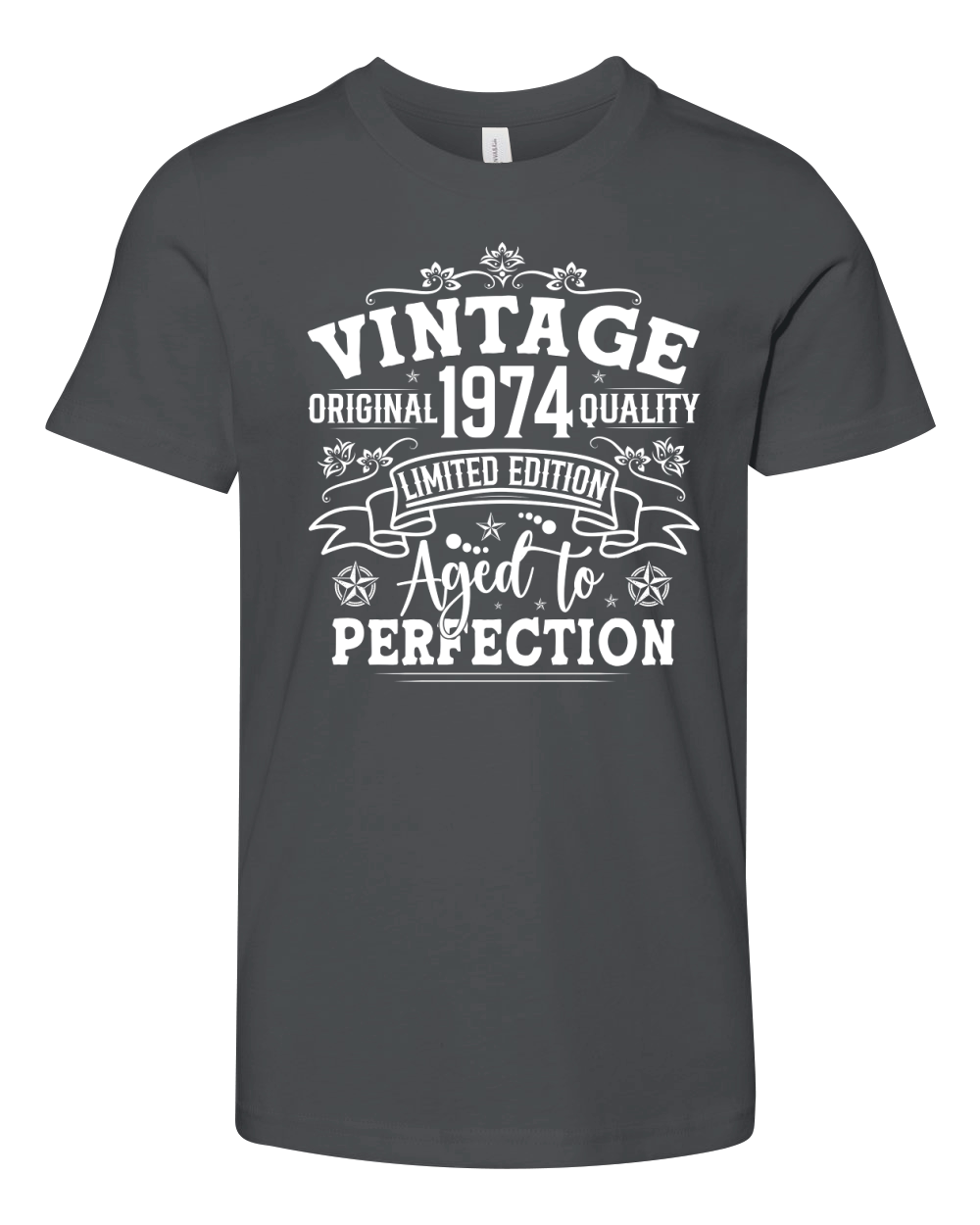 Vintage Birthday TShirt Design Bundle 1974 Youth Unisex Jersey Tee