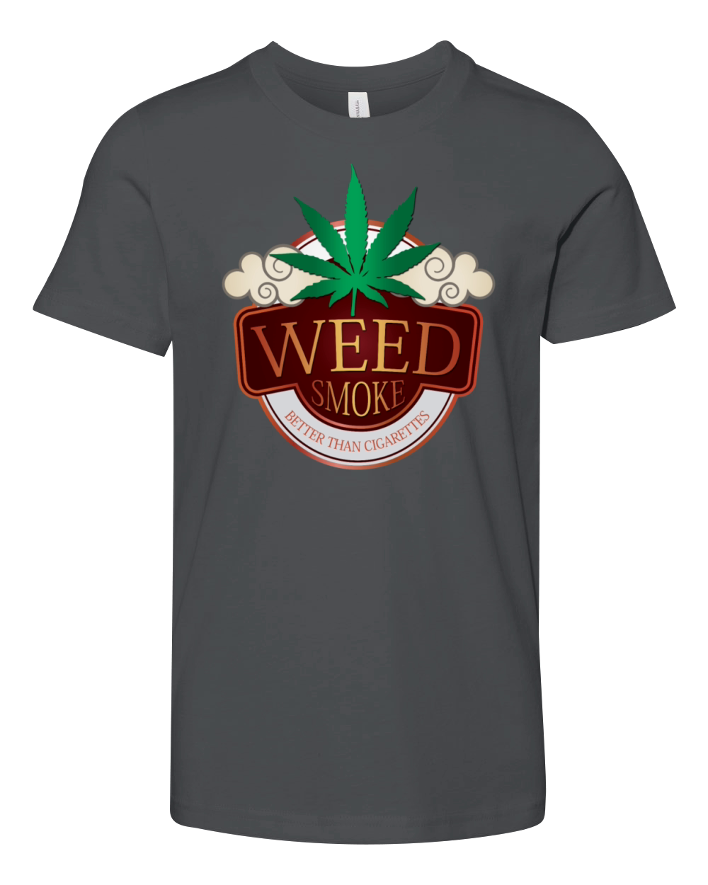Weed Smoke Youth Unisex Jersey Tee