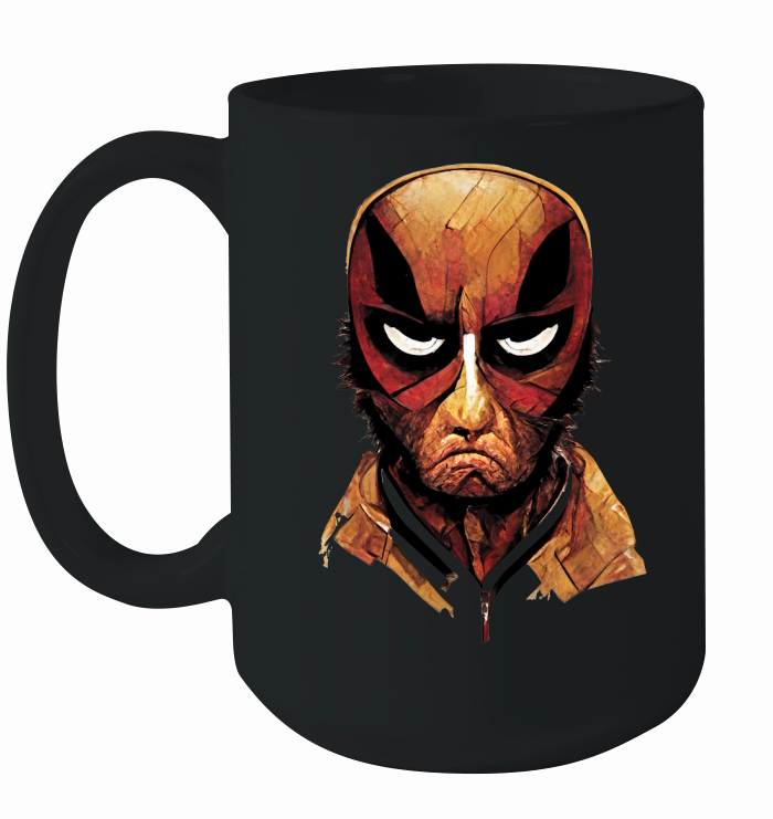 Angry & Sad Superhero Ceramic Mug