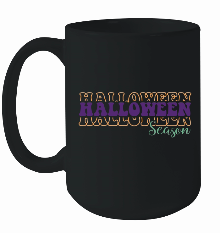 Halloween Season Retro Groovy Vintage 1.01 Ceramic Mug
