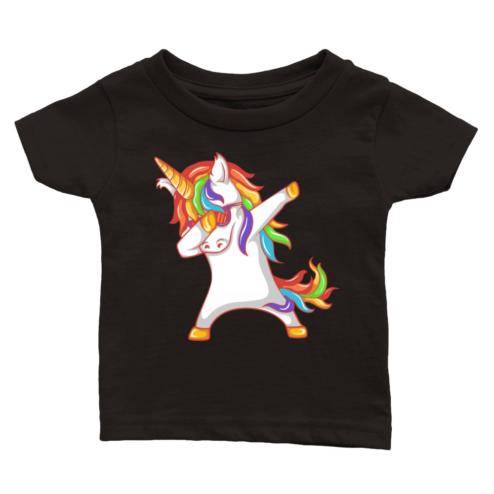 Dabbing Unicorn Classic Baby Crewneck T-shirt