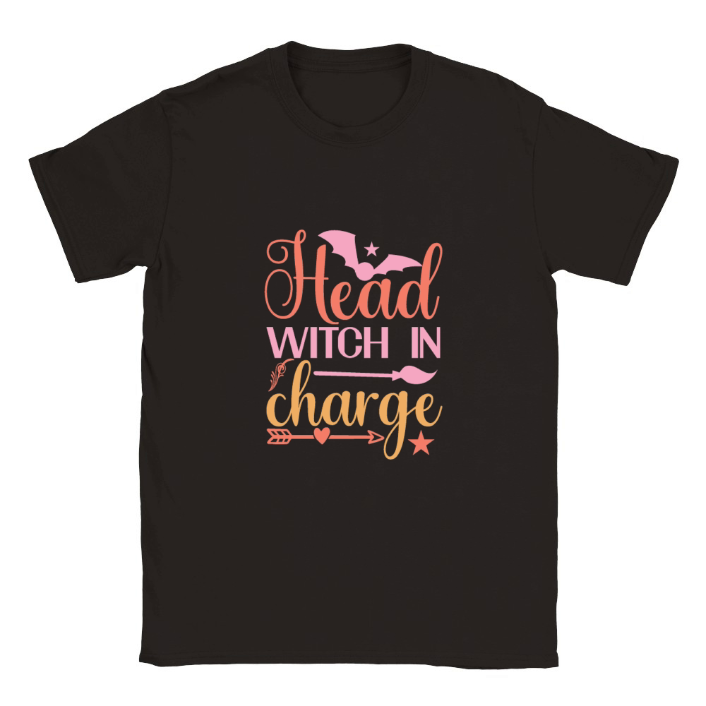 Head witch in charge Classic Kids Crewneck T-shirt