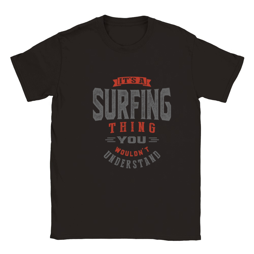 Its a Surfing Thing Classic Kids Crewneck T-shirt