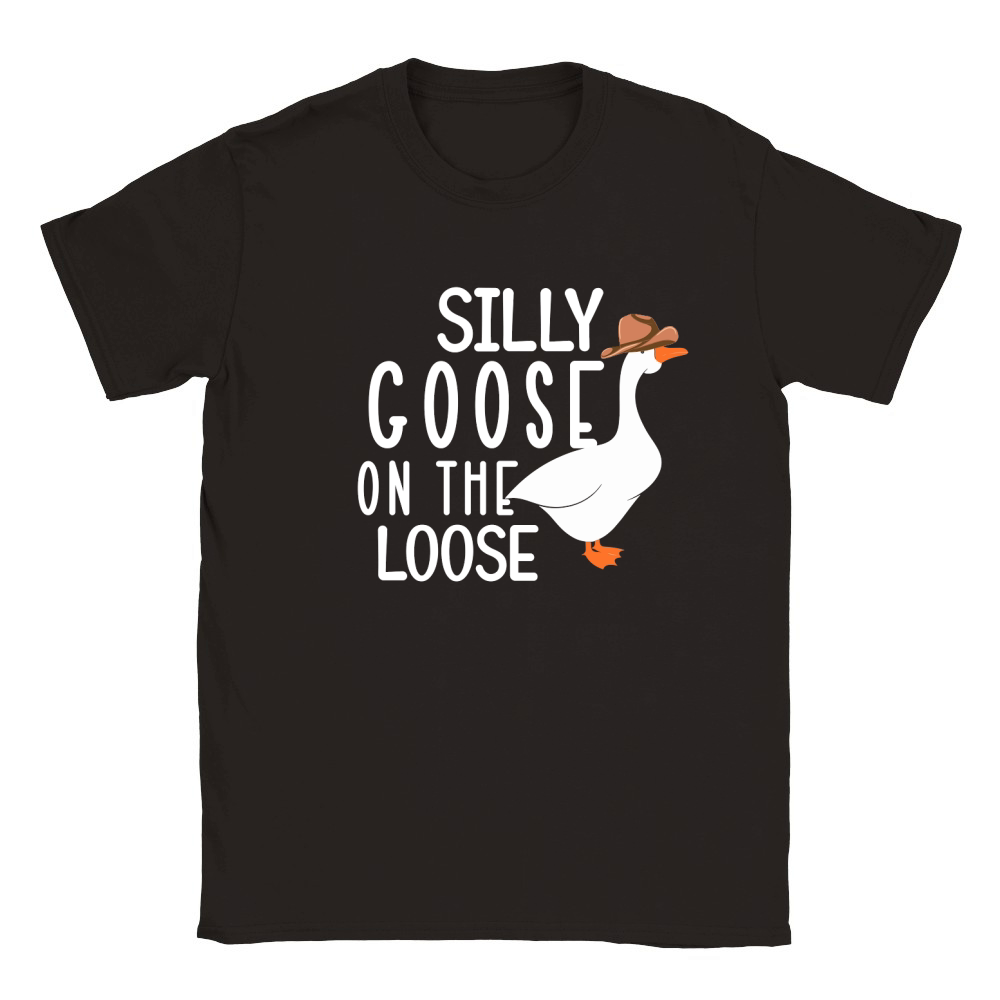 Silly Goose on the Loose Classic Kids Crewneck T-shirt