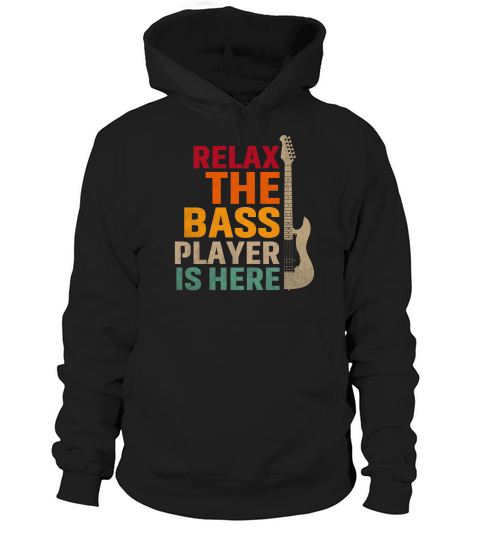 Vintage Relax the Guitar Player Is Here Hoodie Unisex