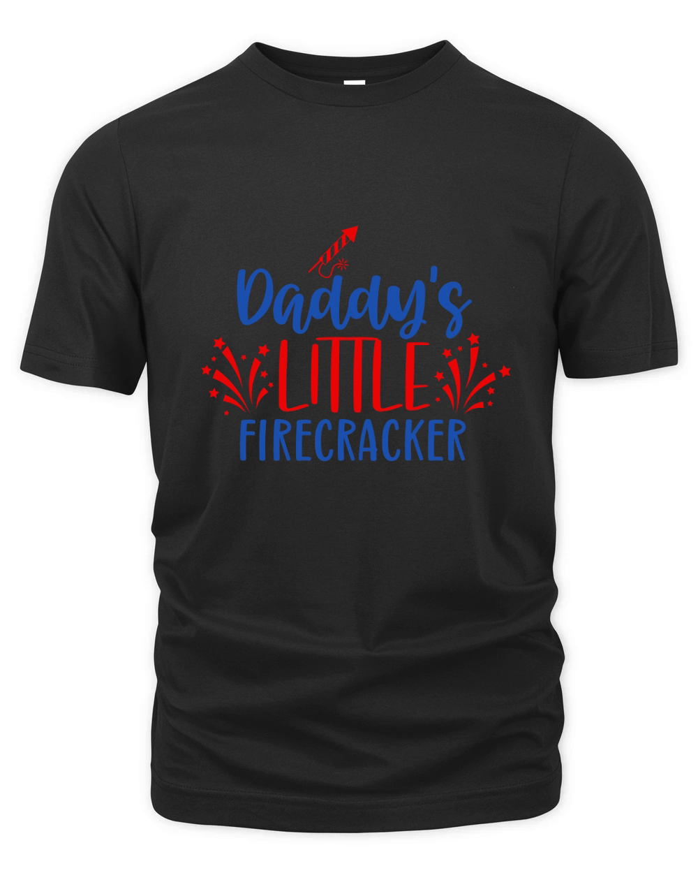 Daddys Little Fire cracker Organic Unisex T-shirt