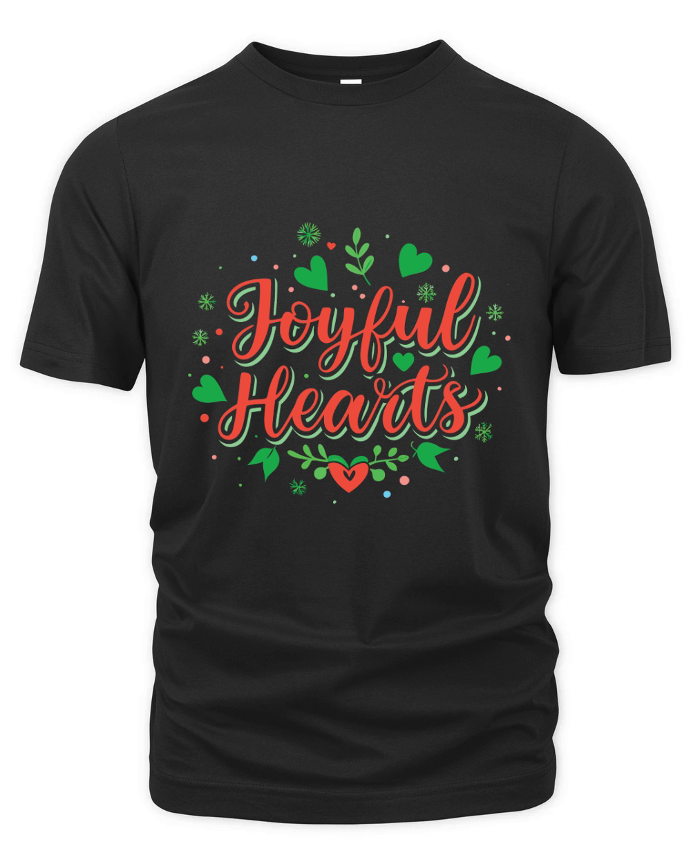 festive cheer  use vibrant colors and playful typ Organic Unisex T-shirt