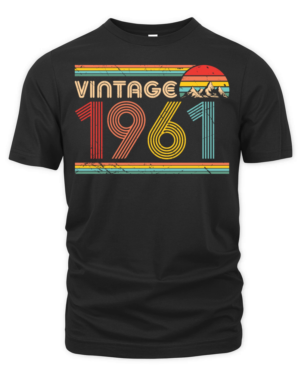 Vintage 1961 60th Birthday Est 1961 Organic Unisex T-shirt